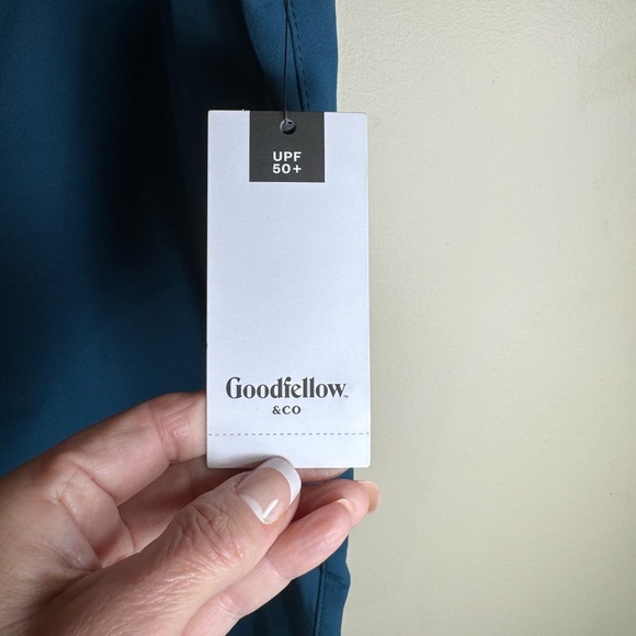 Goodfellow And Co Tech Jogger Lightweight Pull On teal blue 7" Shorts Men's XL - Picture 8 of 10